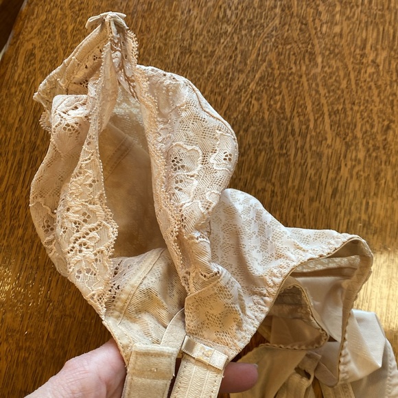 38J 38GG Panache Houndstooth Lace Underwire Bra No padding Semi-Sheer Quality D7 - Picture 16 of 16